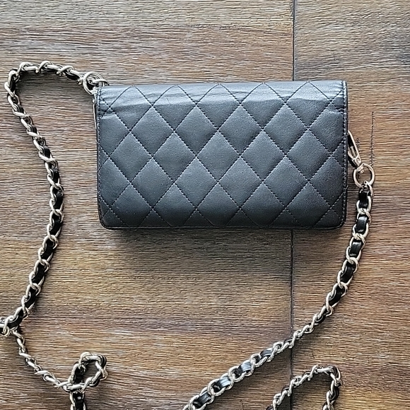 Chanel Black Cambon Ligne Sparkle WOC - Picture 6 of 11